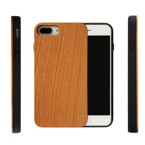 style customized real wood + soft tpu shockproof phone case for iphone 7 8 plus engraved wooden mobile phone cover for iphone 6 6s x