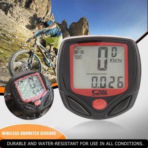 sunding sd multifunctional bicycle computer wired odometer satch waterproof mini digital lcd speedometer tracker wholesale