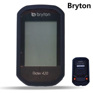 sunili bike gel skin case & screen protector cover for bryton rider 420 gps computer quality case cover for bryton r420 420