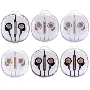 super bass wired earphone in ear earbud with mic and volume control button headphones for samsung for lg