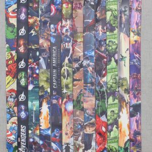 superhero marvel dc the avengers lanyard strap badge id running cell holder key chains new