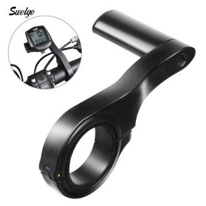 swelgo bicycle computer holder gps holder bike handlebar extension cycling computer bracket extender mount for road mtb