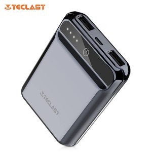 teclast a10 mini 10000mah power bank high-density 2.1a fast charging dual usb output external battery charger