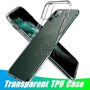 thin ultra-slim fit crystal gel transparent soft tpu phone case clear cover for iphone 11 pro max xs max xr x 8 7 plus 6s