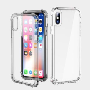 transparent case tpu phone case for iphone11pro 8plus xs max soft + hard samsung s20 shell thickening clear phone case gel hot