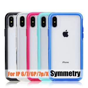 transparent tpu case for iphone x acrylic symmetry dual layer soft case for iphone 11 iphone xs max dhl free