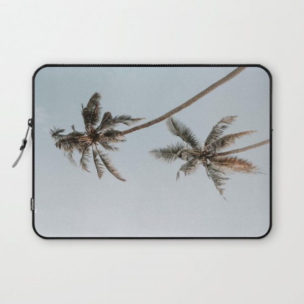 two palm trees Computer Cover by mauikauai - Laptop Sleeve - 13"