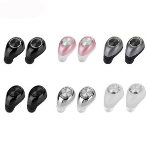 tws11 mini bluetooth earphone twins wireless headset stereo sports auriculares one drag two earbuds with microphone