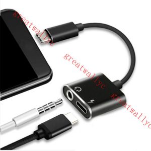 type c audio adapter type-c to 3.5mm jack earphone audio converter cable for samsung s8 huawei mate 20 lg g6 xiaomi 6