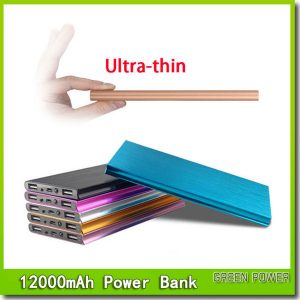 ultra thin 12000mah power bank battery safety usb charger emergency for mobile iphone android cellphones chargers ing