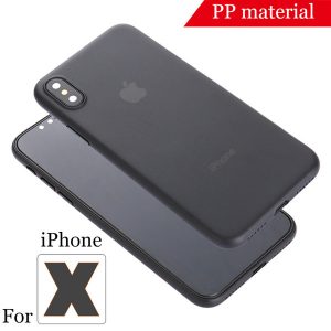 ultra-thin pp all-inclusive shell for iphone x case soft clear matte cover tpu silicon 0.3mm transparent phone cases for iphone8 8plus x