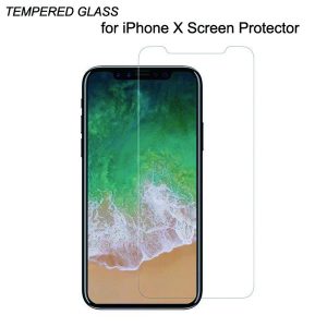 ultrathin 9h 2.5d curved tempered glass screen protector for iphone x screen glass protector for iphonex screen protective film wholesale