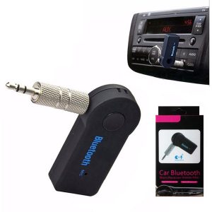 universal 3.5mm bluetooth car kit a2dp wireless fm transmitter aux audio music receiver adapter handswith mic for phone mp3 retail box