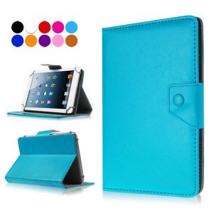 universal adjustable hook flip pu leather stand case for 7 8 9 10 10.1 10.2 inch tablet pc mid samsung tab s5e ipad huawei t3 m3 m5 psp