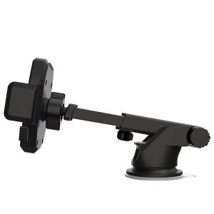 universal car phone holder long arm clamp windshield dashboard car mount holder 360 degree rotation cellphone mount with retail package