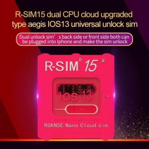 universal dual-cor & dual-cpu ios13 system unlock card rsim 15 for all iphone auto-unlocking rsim15 4g lte ios13