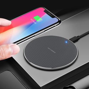 universal qi wireless charger for iphone 11 pro max x 8 plus portable charging pad mini for samsung s6 galaxy s10 s8