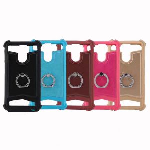 universal tpu cover silicone phone leather case for archos 45 helium 45 titanium 45b helium #3 gophone ring stand cellphone cases