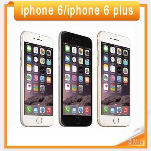 unlocked original 4.7" iphone 6 5.5'' iphone 6 plus mobile phone without fingerprint function 16/64gb rom 8mp camera refurbished