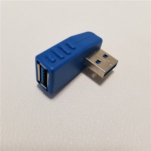 usb 3.0 type a 90 degree left angle male to female adapter converter usb hub blue