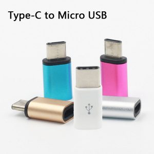 usb 3.1 type-c to micro usb female mini connector adapter for samsung galaxy s8 xiaomi mi5 oneplus two 2 nexus 5x