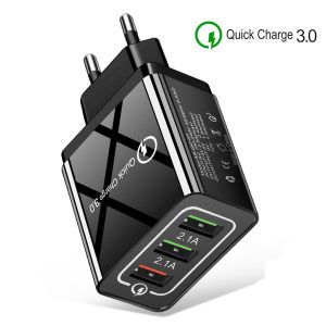 usb charger for iphone charger qc 3.0 quick charge fast charging 1 & 3 usb ports 3.1a fast charging for iphone samsung