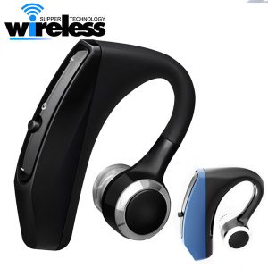 v12 business wireless bluetooth headphones handsoffice earphones headset with mic voice control noise cancelling for iphone samsung