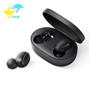 vitog bluetooth earphone tws a6s headphone bluetooth 5.0 wireless earphones life waterproof bluetooth headset with mic for all smart phone