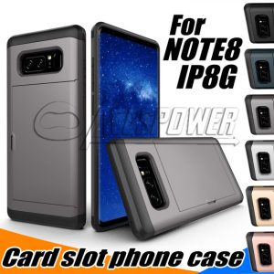 wallet cases for iphone 11 pro xs max samsung note 10 s10 plus cases thin card slot protective slide case hybrid back cover