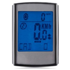 water resistant wireless 2 in 1 cycle bicycle computer cadence speed speedometer odometer with lcd backlight