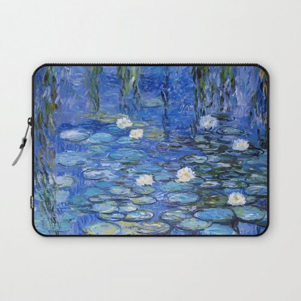 waterlilies a la Monet Computer Cover by Jo.PinX - Laptop Sleeve - 13"