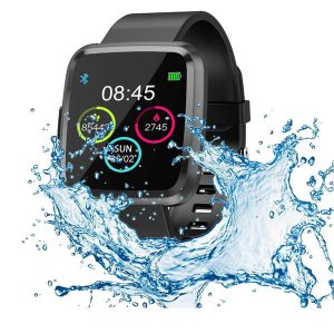 waterproof 1.3 inches smart watch fitness tracker bluetooth bracelet watch multiple dial watch heart rate monitor smartwatch for ios android