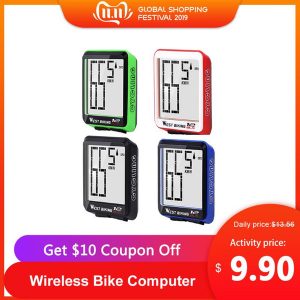 waterproof bike computer wireless bicycle speedometer digital odometer mtb bike satch thermometer watch with lcd backlight