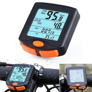 waterproof speedometer for bicycle wireless and wired mtb bike computer odometer satch speedometer watch led digital rate