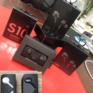 wire headset headset for samsung s10 s10e s10p for iphone headset headphone earphone black and white eo-ig955 with retail box