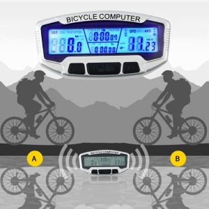 wired waterproof lcd bicycle computer cycling computer odometer luminous night speedometer for bike wired velometer bicycle