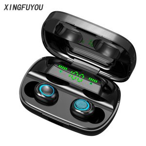 wireless bluetooth earphone s11 touch control tws headset stereo sound with portable charging box cell phone headphones with mic earbud