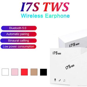 wireless bluetooth headphones i7 i7s tws twins earbuds wireless earphones headset with mic stereo for phone android with retail package