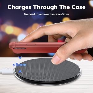 wireless charger for iphone 11 xs max x 8 plus 10w fast charging pad for samsung note 9 note 8 s10 plus new