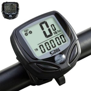 wireless lcd digital cycle computer bicycle bike backlight speedometer odometer waterproof satch riding portable tool