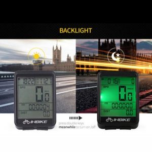 wire/wireless cycling bike computer bicycle led speedometer odometer backlight lcd screen waterproof tachometer