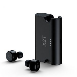 x2t wireless bluetooth earphone sport mini headset twin stereo earbuds bluetooth earphones with magnetic charger box