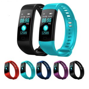 y5 smart bracelet wristband fitness tracker color screen heart rate sleep pedometer sport waterproof activity tracker with retail box