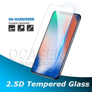 0.3mm 2.5d 9h tempered glass screen protector for iphone 11 pro max x xs max xr 6 7 8 plus 5s