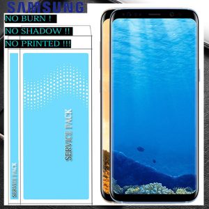 100% original super amoled s8 lcd with frame for samsung galaxy s8 g950 g950f display s8 plus g955 g955f touch screen digitizer