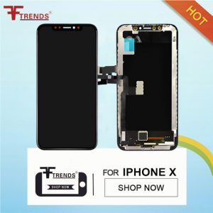 100% test tft lcd replacement for pantalla iphone x display 3d digitizer touch screen assembly black color