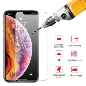 1000pcs 0.3mm 9h tempered glass for iphone explosion proof screen protector film for iphone 8 7 6s 5s se x xs max