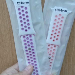 10pcs/lot silicone strap for iphone123 generation watch porous breathable watch band 38/42mm dhl free