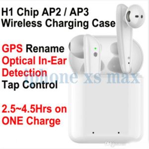 1536u smart sensor with valid serial number h1 chip wireless charging earbuds newset version change name headphones