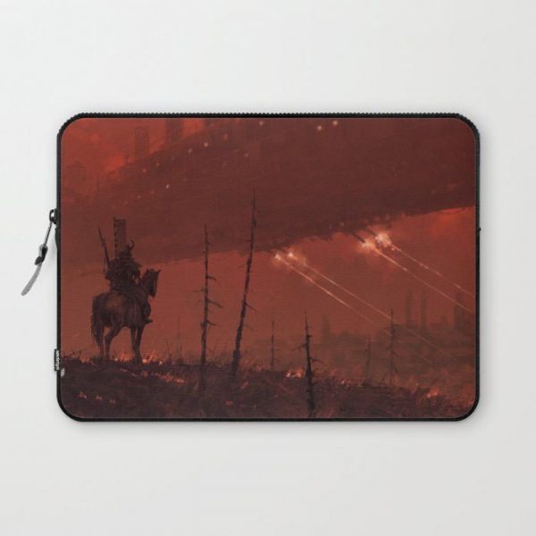 1920 - red dragon Computer Cover by Jakub Rozalski - Laptop Sleeve - 13"